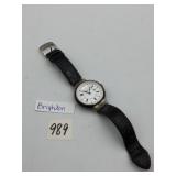 BRIGHTON DALTON WATCH, WHITE DIAL, HEART MOTIF,