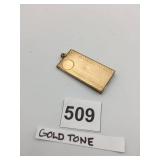 MARATHON GOLD-TONE COMPACT, RECTANGULAR FORM,