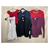 ASSORTED TOPS AND CARDIGANS, INCLUDES BANANA
