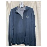 DISNEY PARKS QUARTER-ZIP PULLOVER, BLACK,
