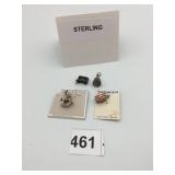 STERLING SILVER CHARMS, ROCKING HORSE, TROLLEY,