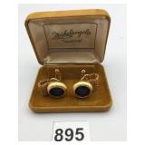 MICHELANGELO COLLECTION CUFFLINKS, GOLD-TONE