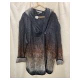 DALE DRESSIN FOR HARLAN HOODED CARDIGAN, OMBRE