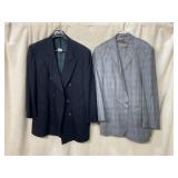 CONTE DI MILANO AND BACHRACH MENS SUIT JACKETS,