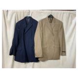 BACHRACH MENS SUIT JACKETS, WOOL AND CASHMERE