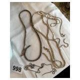 STERLING NECKLACES, BROKEN
