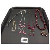 ASSORTED FASHION JEWELRY, CRYSTAL BRACELETS,