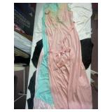 VANITY FAIR NIGHTGOWN, NYLON ANTRON, LACE TRIM,