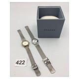 SKAGEN WRISTWATCHES, STAINLESS STEEL MESH BANDS,
