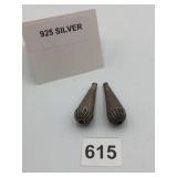 STERLING SILVER BEADS, CONICAL FORM, FILIGREE