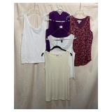 ASSORTED LADIES SLEEVELESS TOPS, INCLUDES CUDDL