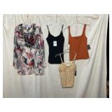 CHICOS BEADED TUNIC, FOREVER 21 CAMISOLE, FOREVER