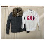 ABERCROMBIE NEW YORK PUFFER JACKET W/ FAUX FUR