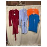 CHARTER CLUB PLUSH ROBE, SPA BY CHARTER CLUB