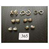 METAL CLIP-ON EARRINGS, ASSORTED STYLES,