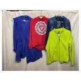ATHLETA ALLYSON FELIX BLUE JACKET, AMERICAN EAGLE