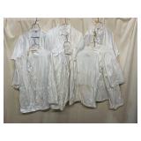VTG MEDICAL UNIFORM COATS, WHITE COTTON, VARIOUS