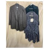 POLO BY RALPH LAUREN HOUNDSTOOTH WOOL BLAZER,