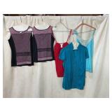ASSORTED TOPS, INCLUDES M W MESH RHINESTONE TANK,