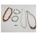 ASSORTED COSTUME JEWELRY NECKLACES, INCLUDES