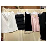 CAPE COD SPORTSWEAR WHITE SKIRT, CHETTA B BEADED