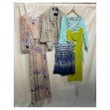 DR2 MAXI DRESS, ANN TAYLOR LOFT JACKET, TOMMY