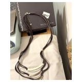 SILPADA DESIGN STERLING AND LEATHER ROPE NECKLACE