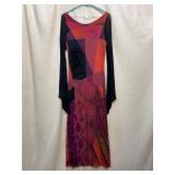 SAVE THE QUEEN DRESS, MULTICOLOR GEOMETRIC PRINT,