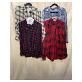 AMERICAN EAGLE PLAID SHIRT, KENDALL & KYLIE PLAID