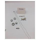 925 SILVER JEWELRY ASSORTMENT, CHAIN NECKLACE,