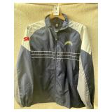 REEBOK NFL SAN DIEGO CHARGERS FULL ZIP JACKET,