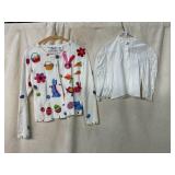 MICHAEL SIMON SIMON SEZ EMBROIDERED CARDIGAN,