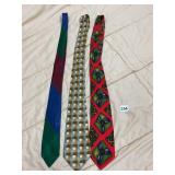 DESIGNER SILK NECKTIES, INCLUDES HERMES AND