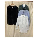 ASSORTED MENS SHIRTS, INCLUDES ALFANI VELOUR