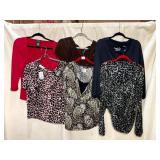 LADIES TOPS, ASSORTED STYLES, ANIMAL PRINT,