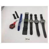 ASSORTED WRISTWATCHES, INCLUDES FOSSIL DIGITAL,
