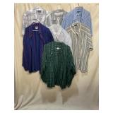 ASSORTED MENS BUTTON-DOWN SHIRTS, VARIOUS