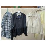 ASSORTED APPAREL: RALPH LAUREN PLAID BUTTON-DOWN