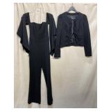 WHITE HOUSE BLACK MARKET JUMPSUIT, BLACK,