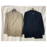 LAUREN RALPH LAUREN TAN SILK-WOOL BLEND SPORT