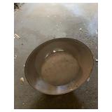 INDUSTRIAL PENDANT LIGHT, ENAMELED METAL SHADE,