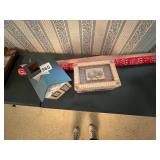 WOODEN HOUSE DECOR, HYDRANGEA PRINT STORAGE BOX,