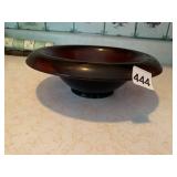RUBY RED GLASS BOWL.