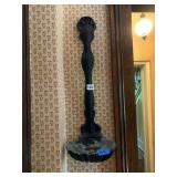 VTG CAST IRON WALL-MOUNTED MATCH HOLDER,