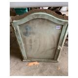 VTG WALL-MOUNT MEDICINE CABINET, PAINTED WOOD