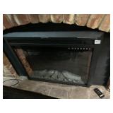 GOFLAME ELECTRIC FIREPLACE INSERT, BLACK FINISH,