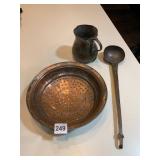 VTG HAND-HAMMERED COPPER KITCHENWARE, INCLUDES