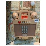 WESTERN ELECTRIC WALL-MOUNT TELEPHONE, BEIGE,