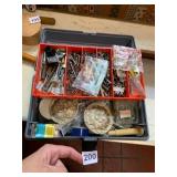 FLAMBEAU 11090 TACKLE BOX, PLASTIC CONSTRUCTION,