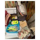 ASSORTED CRAFT SUPPLIES, INCLUDES MEMO PADS,